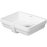 overløb hanehul uden 430x315mm underlimning til håndvask vero duravit