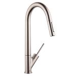 udtræksbruser med køkkenarmatur 1-grebs starck axor hansgrohe