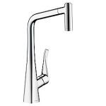 udtræksbruser med 320 køkkenarmatur 1-grebs metris hansgrohe