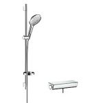 cm 90 brusersæt 3jet 150 s select raindance med termostat select ecostat hansgrohe