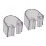 stk 2 a pakke - sbeskl 25mm cassetta t clips hansgrohe