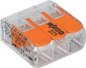 transparant mm2 4 - 14 0 3x samlemuffe skruels wago
