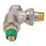013g7711 2-strengsanlg til trykregulator indbygget med vinkellbende 8 3 radiatorventil ra-dv danfoss