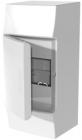 hvid 9016 ral ip41 lge uden moduler 4 gruppetavle mistral abb