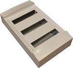 hvid 9016 ral ip41 låge uden 3x12 moduler 36 gruppetavle mistral abb