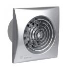 99mm 158x158mm timer og hygrostat med ventilator fugtstyret slv chrz 100 silent p s