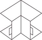 lf40060 f 9011 ral sort antrazit mm 40x60 hjørne indvendigt