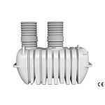 ø600mm opføringsrør mtr 2x1 inkl flydelukke m udløb ind- 160mm s l 10 i kl koalescensudskiller watercare