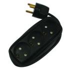 sort ledning meter 10 og jord med 3-stikdse