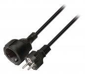 sort m 00 2 hun schuko - han schuko forlængerkabel power schuko