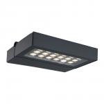 grafitgrå 3000k led 33w væglampe udendørs 230v inez 4061 nordtronic