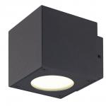 grafitgrå 3000k led 3w x 2 væglampe udendørs 230v cianna 4021 nordtronic