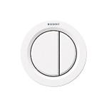 hvid alphin pneumatisk 2-skyl fingertryk remote 01 omega geberit