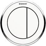 blankforkromet hvid betjening indbygget pneumatisk skyl dobbelt til omega10 tryk geberit