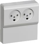 lysegr jord med stikkontakt panel dobbelt 66 opus lk