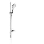 krom - sæbeskål og cm 90 brusersæt 3jet 120 e select raindance hansgrohe