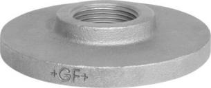 gevind med flange sort 2 1 1