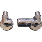 forkromet rumtermostat med ventilst corner kriss
