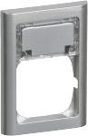 stålmetallic tekstmodul med modul 5 1 63 ramme softline fuga