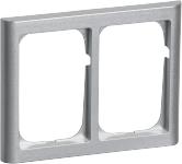 stålmetallic dobbelt vandret modul 5 1 63 ramme softline fuga