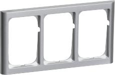 stålmetallic tripel vandret modul 5 1 63 ramme softline fuga