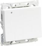 hvid - 250v 16a lampe led med korrespondance afbryder 66 opus lk