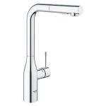 krom - udtræk og tud svingbar med etgrebskøkkenbatteri essence grohe