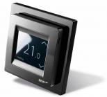 sort gulvfler med termostat ramme m touch devireg