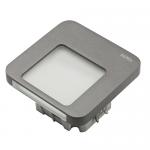 ip20 31lm ra80 1w 3100k gr 230v 73x73mm moza ledix