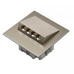 ip20 57lm ra80 1w 3100k stl 230v 73x73mm navi ledix