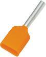 terminalrr - mm2 5 2x0 orange ledningstylle dobbelt isoleret