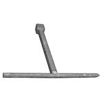 galvaniseret spindel 20mm for t-ngle