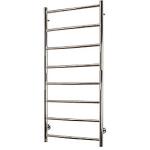 stål rustfrit poleret regulering duo m watt 120 mm 500 x 1200 håndklædevarmer elektrisk polaris kriss