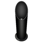 black deep glasfiber tilslutning vertikal med urinal s9005 gvt-2 maxi pylon uridan