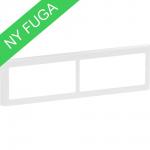 hvid vandret modul 2x2 soft 63 ramme design fuga lk