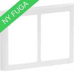hvid vandret modul 5 2x1 soft 63 ramme design fuga lk