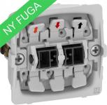afdkning uden sljfeklemme m 250v 16a polet 1 afbryder fuga lk