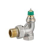 013g7715 2-strengsanlg til trykregulator indbygget med vinkellbende 4 3 radiatorventil ra-dv danfoss