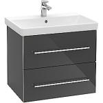 crystalblack 2skuffer 452mm x 514 x 580 vaskeskab avento b v