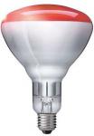 varmelampe rd e27 br125 ir250rh 250w infrard philips