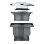 krom - tryk-ben med aflbsgarniture grohe