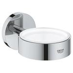 sbedispenser og sbeskl glas til holder essentials grohe