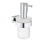 krom - holder med dispenser sbe cube essentials grohe