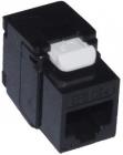 sort tool-less utp kat5e konnektor keystone