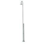 syrefast rustfri frostsikker min l 37-45 1950mm udendørsbruser frostline