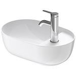 overløb uden højre til hanehul med bordplade til 420x270mm bowle luv duravit