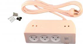 usb x 2 jord dk x 3 - bordmont for stikdse multimedie