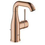 sunset warm poleret - bundventil med m-size håndvask til etgrebsbatteri essence grohe
