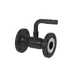flange 32 dn 40 pn gennemløb reduceret håndtag rb kugleventil jip-ff danfoss