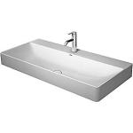 afløbsskjuler porcelæn med hanehul og overløb uden 100x47cm håndvask durasquare duravit
